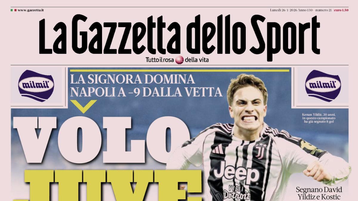 PRIMA PAGINA - La Gazzetta dello Sport: "L'Atalanta dà spettacolo"