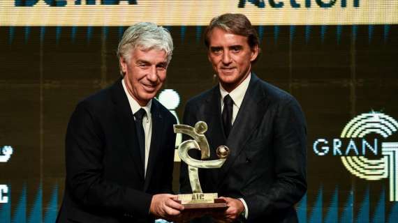 Gran Galà del Calcio: Gasperini miglior allenatore della scorsa Serie A