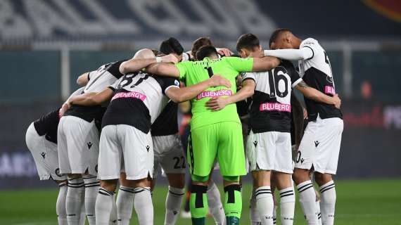 Udinese, altri due positivi al Covid-19 nel gruppo squadra: uno ha giocato contro l'Atalanta