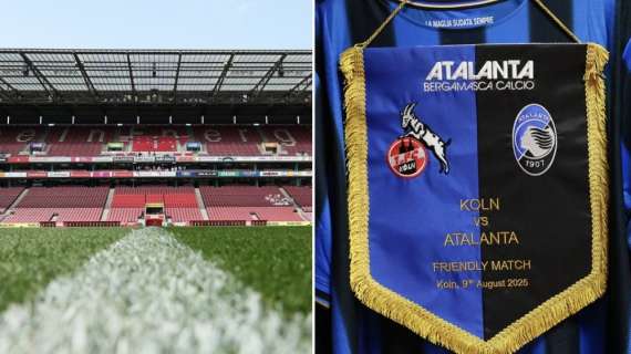 FOTO - Dea contro il Colonia con la prima maglia all'RheinEnergieStadion