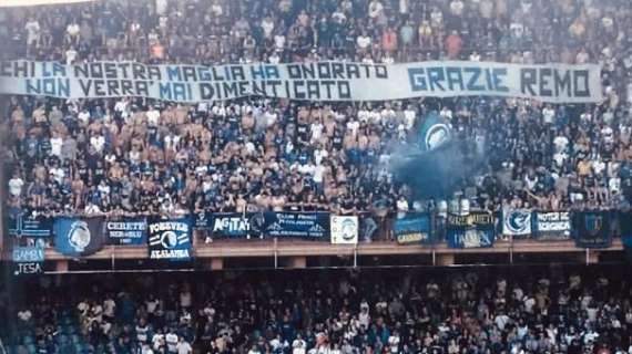 Curva Atalanta - Striscione al Marassi per Freuler: “Non verrai mai dimenticato”