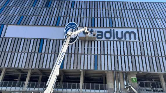 Addio "Gewiss Stadium": rimosse le scritte, tutto pronto per il nuovo nome dello Stadio