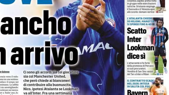 PRIMA PAGINA - Tuttosport: "Scatto Inter, Lookman dice sì"