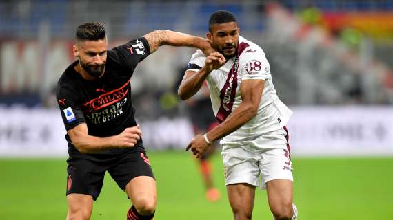 Giroud regala la vetta in solitaria al Milan: 1-0 dei rossoneri al Torino