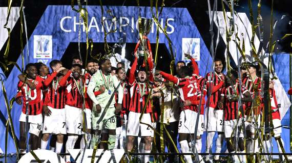 Supercoppa Italiana: il Milan trionfa, il montepremi finale così spartito