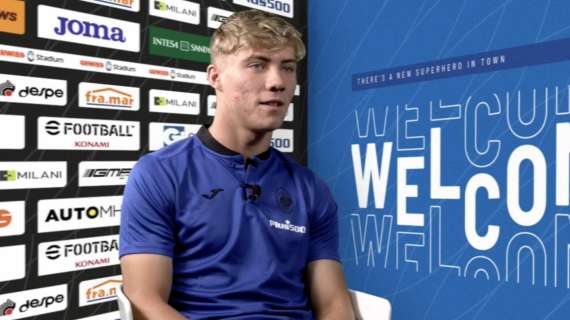 Le prime parole nerazzurre di Højlund: "All'Atalanta per fare tanti gol, felice di essere qui" 