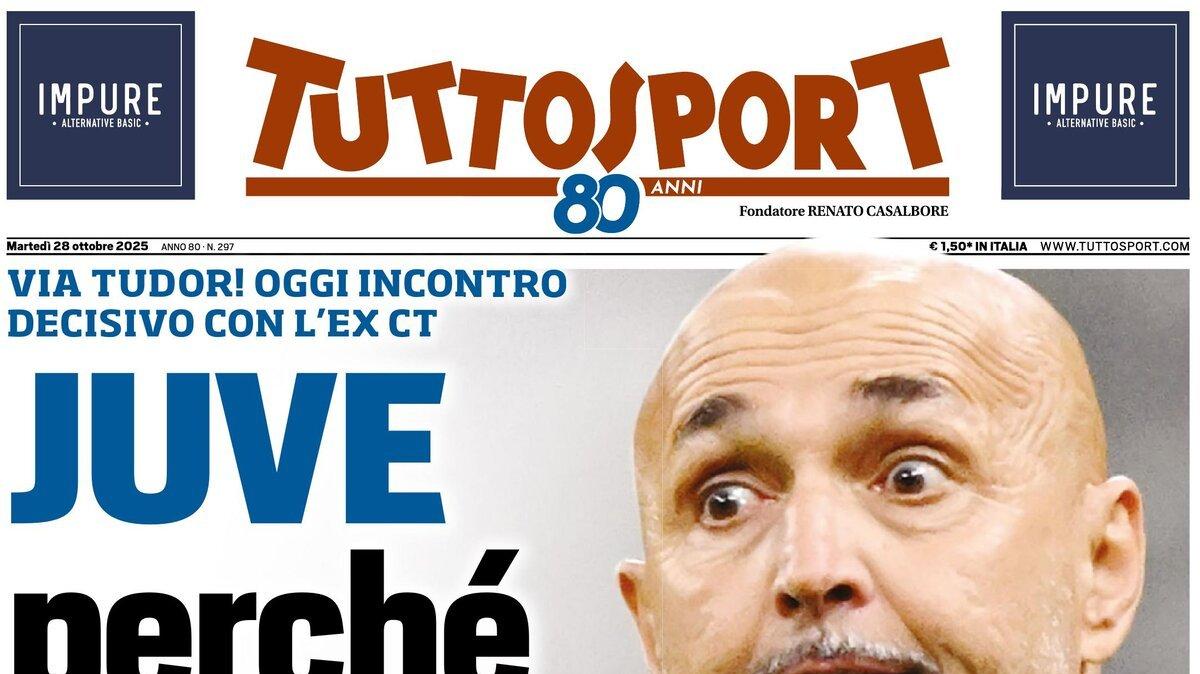 PRIMA PAGINA - TuttoSport: "Juve perché Spalletti"