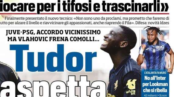 PRIMA PAGINA - Tuttosport: "L'Atalanta fa muro"