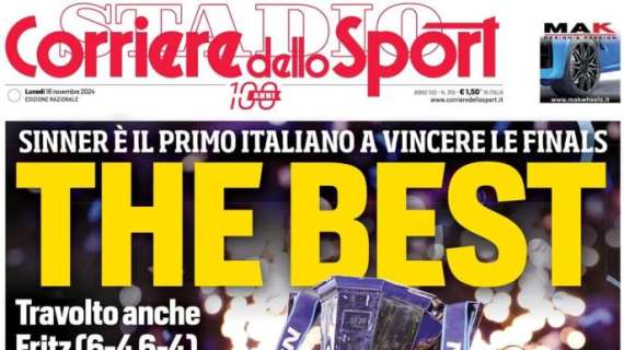 L'Italia perde con la Francia, Corriere dello Sport in prima pagina: "Rabiot ci sveglia"