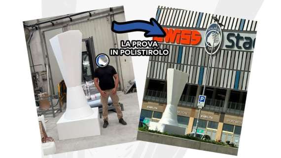 Bergamo Campione, la statua prende forma: i tifosi atalantini accelerano 