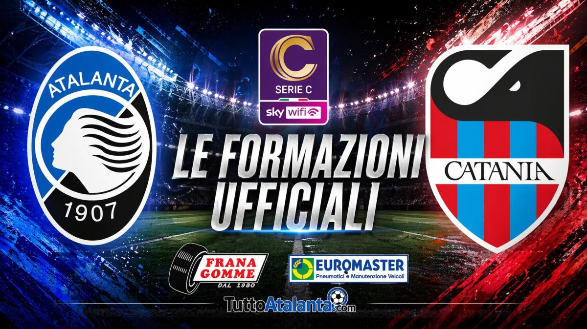 Serie C girone C / Atalanta U23-Catania, le formazioni ufficiali 