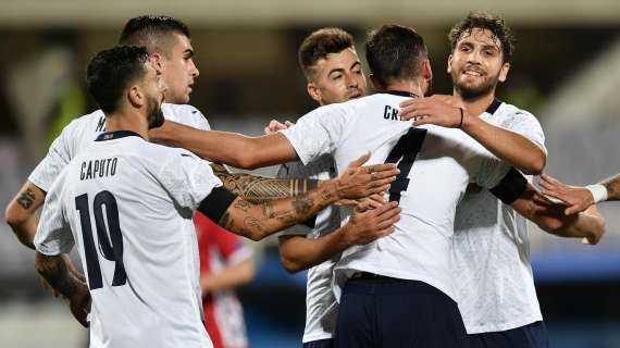 Italia, tutto facile con la Moldova: finisce 6-0 con tanti gol all'esordio