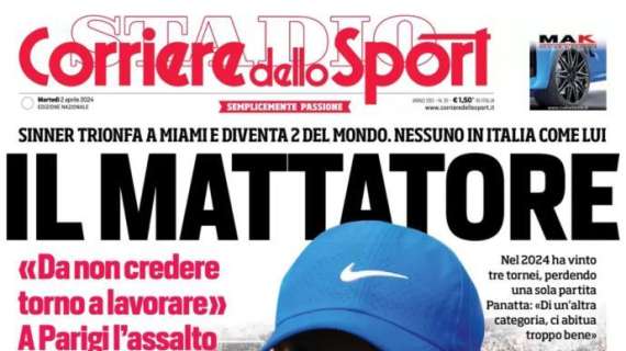 Corriere dello Sport in prima pagina: "Inter, scudetto in tasca"