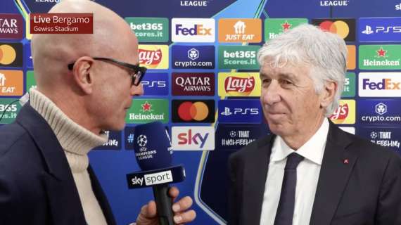 Gasperini a Sky: "Dicevano che il Real Madrid era in crisi, ma a me non risulta"