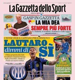 La Gazzetta dello Sport titola: "Lautaro, dimmi di sì. L'Inter vede il capitano per il rinnovo"