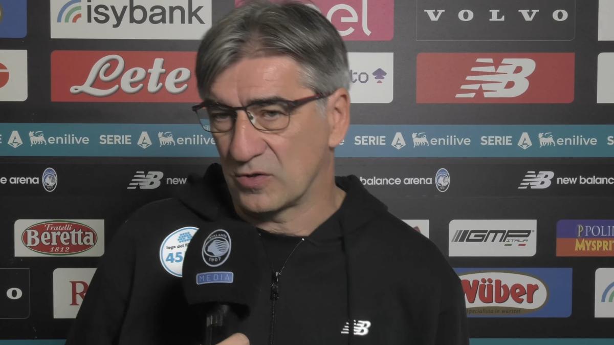 Juric: "Una grande Atalanta, mi dispiace per i ragazzi: meritavano i tre punti"