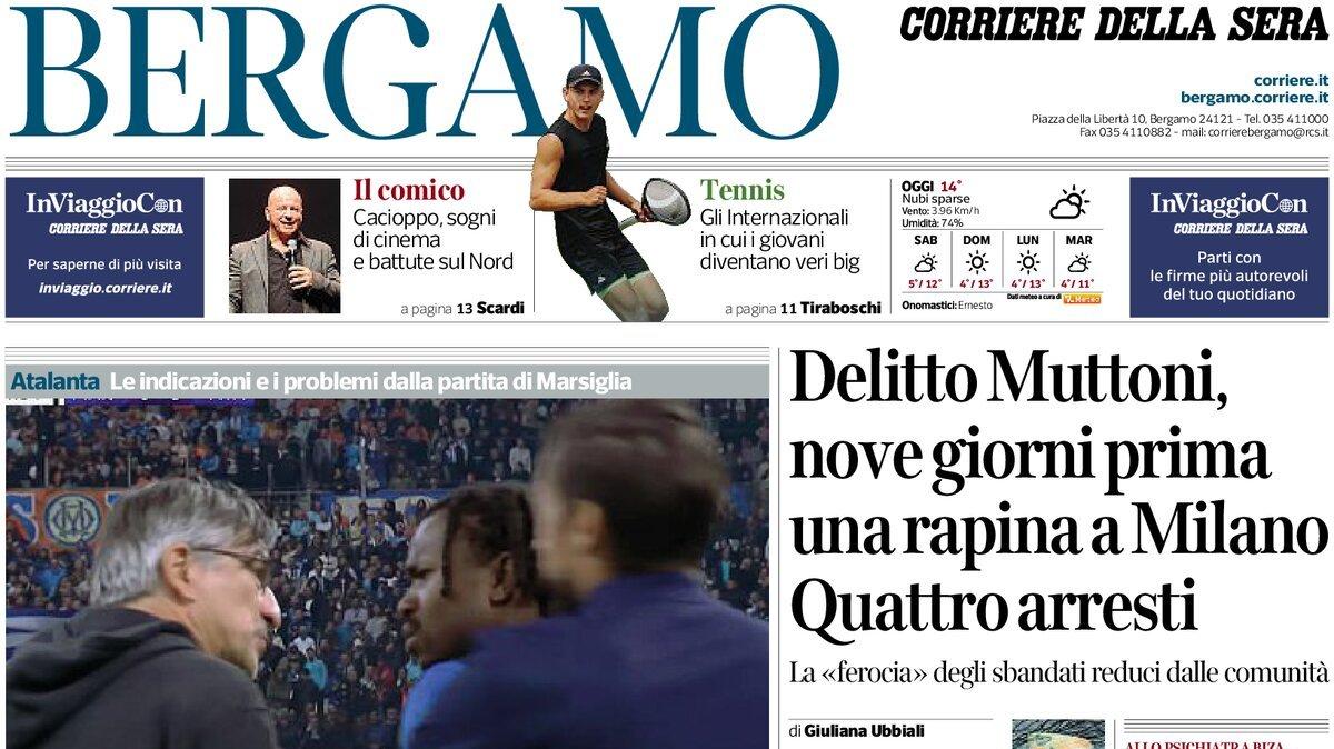 PRIMA PAGINA - Corriere di Bergamo: "Il caso Juric-Lookman tra ego e regole. Ora serve continuità"