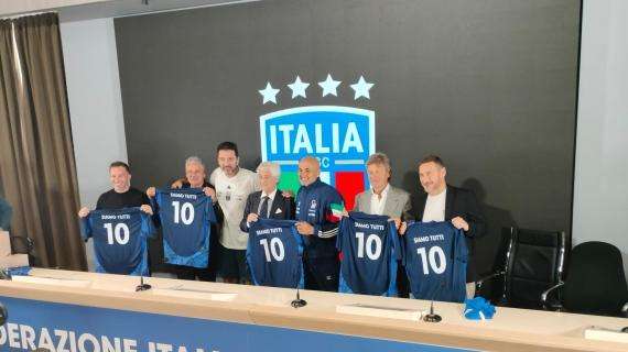 I 'Fantastici 10' a Coverciano. Spalletti: "Se seguiamo il loro esempio diventiamo migliori"