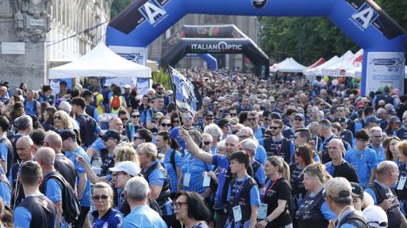 FOTO - Bergamo si colora di nerazzurro: tutte le emozioni della Camminata Nerazzurra