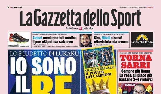 L'apertura de La Gazzetta dello Sport: "Brivido CR7-Gigio"