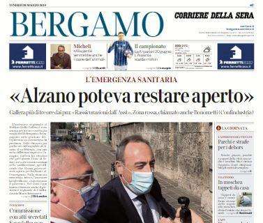 Il Corriere di Bergamo: «Alzano poteva restare aperto»