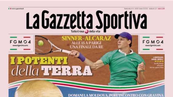 PRIMA PAGINA - La Gazzetta Sportiva: "Spalletti sul filo"