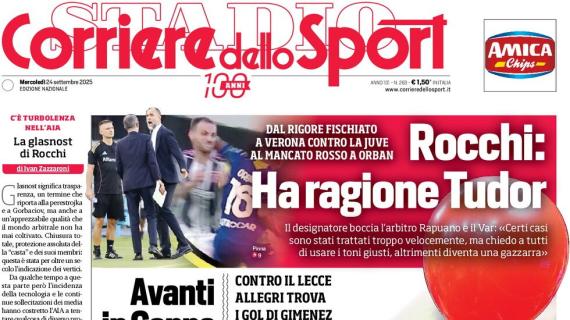 PRIMA PAGINA - Corriere dello Sport: "Nkunku settete!"