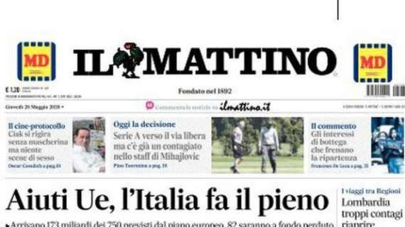 PRIME PAGINE - "Aiuti Ue, l'Italia fa il pieno". "Pedaggi, ecco i tagli previsti" 