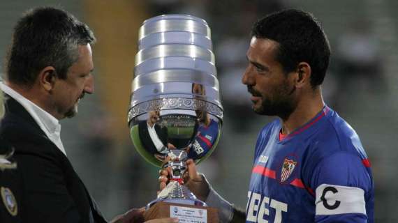 La premiazione del Siviglia nell&#039;edizione 2010