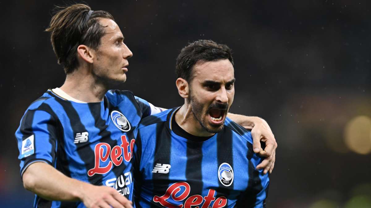 Raddoppio dell'Atalanta a San Siro, segna Zappacosta al 28'. Milan inguardabile