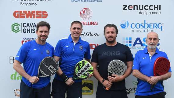 Tennis Vip, Cabrini: "Onorato di aver indossato la maglia dell'Atalanta"