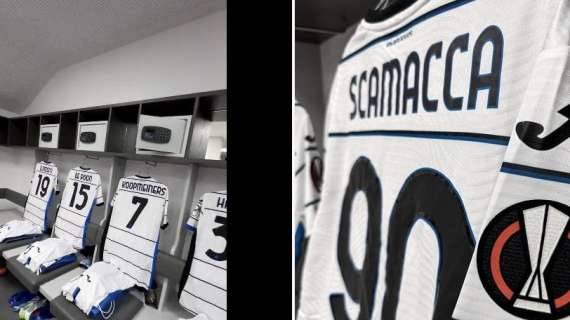 FOTO - Lo spogliatoio della Dea allo Stadion Graz-Liebenau
