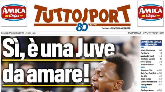 PRIMA PAGINA - TuttoSport: Parigi val bene una Dea «Psg con punti deboli»
