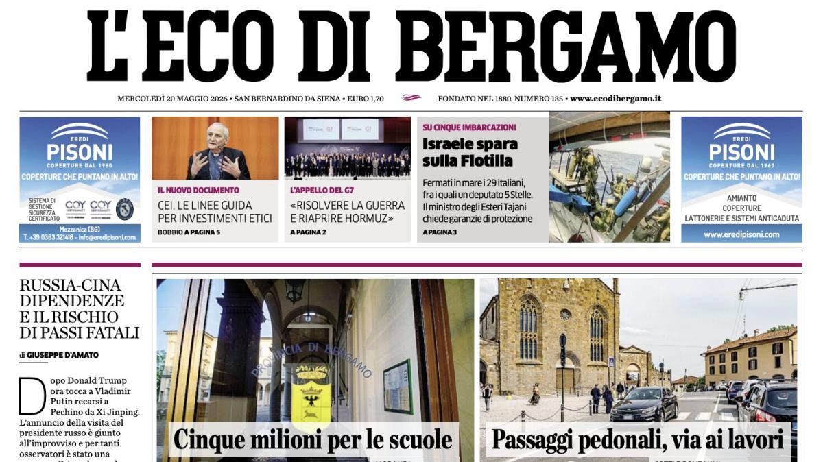 PRIMA PAGINA – L'Eco di Bergamo, Palladino: "Atalanta nel mio destino, sono orgoglioso"