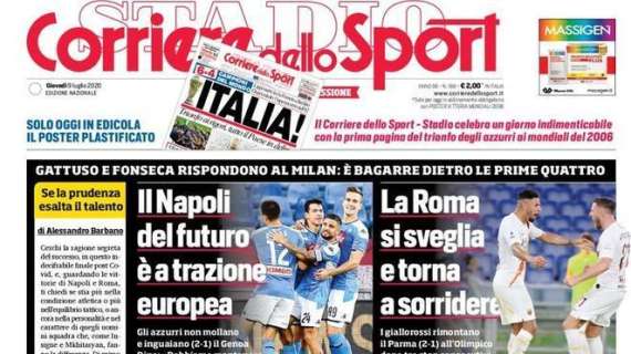 Corriere dello Sport in apertura: "Settebello"