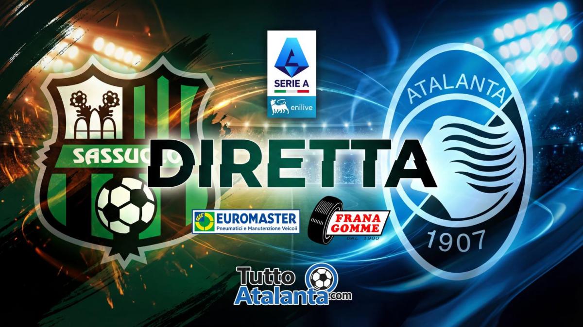 DIRETTA SASSUOLO-ATALANTA Frana Gomme Madone 0-0, espulso Pinamonti 