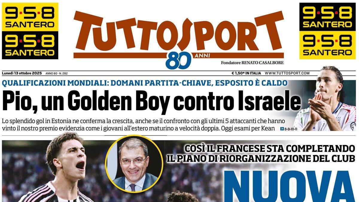 PRIMA PAGINA - TuttoSport: "Nuova Juve Comolli"
