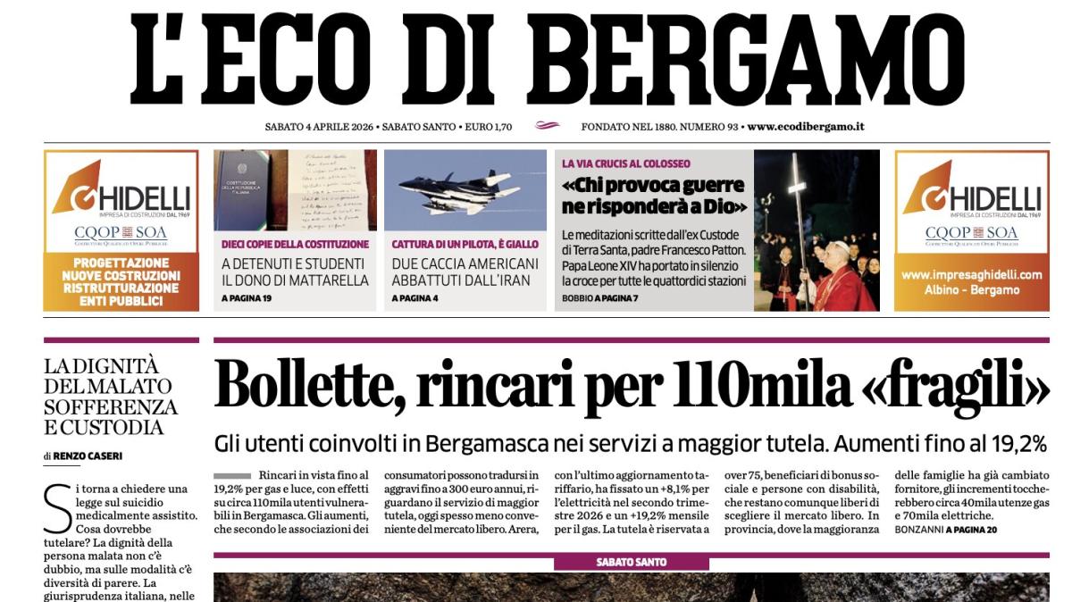 PRIMA PAGINA - L'Eco di Bergamo: "Redditività dei vivai, Atalanta 14ª al mondo"