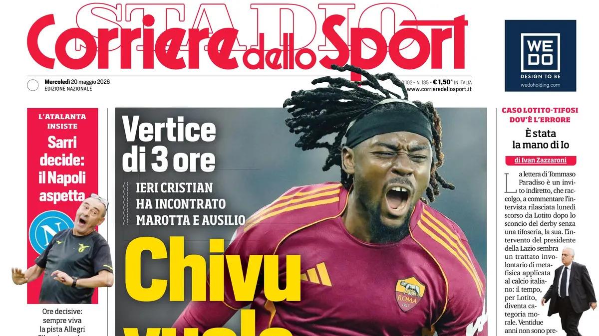 PRIMA PAGINA – Corriere dello Sport: "Chivu vuole Koné"
