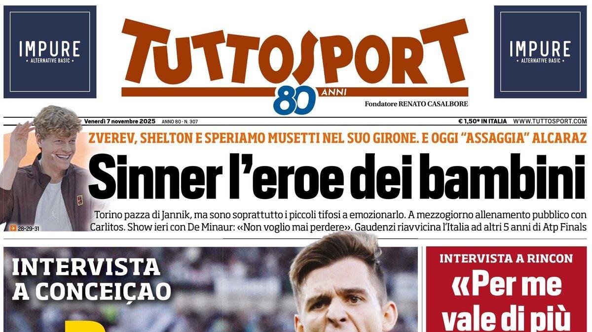 PRIMA PAGINA - Tuttosport: "Per me il derby vale di più"