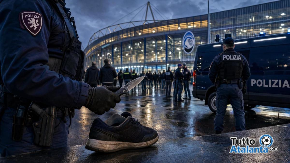 Follia nel pre-partita: tifoso del Genoa armato di coltello bloccato dalla Polizia fuori dallo stadio