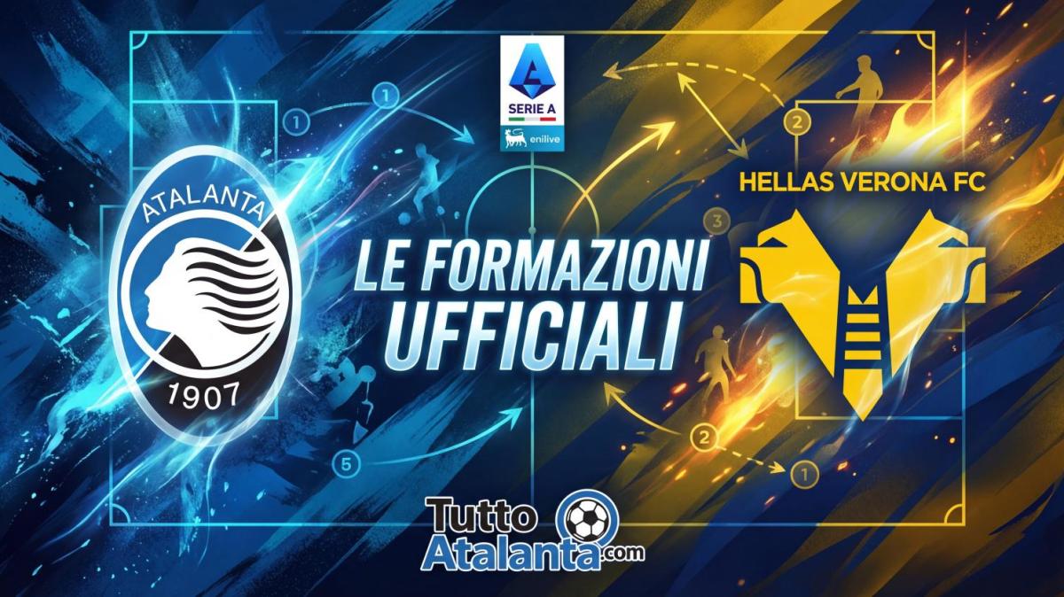 Atalanta-H. Verona, le formazioni ufficiali 