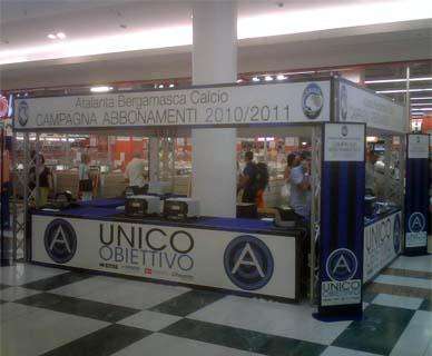 Campagna abbonamenti, apre lo stand ad Orio Center