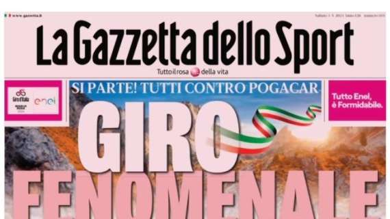 La Gazzetta dello Sport in prima pagina: "Per il Milan avanza Conceiçao"