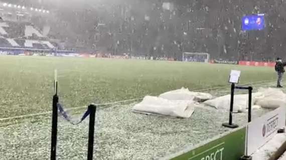 ULTIM'ORA, Sky - Atalanta-Villarreal, neve e situazione meteo allo stadio