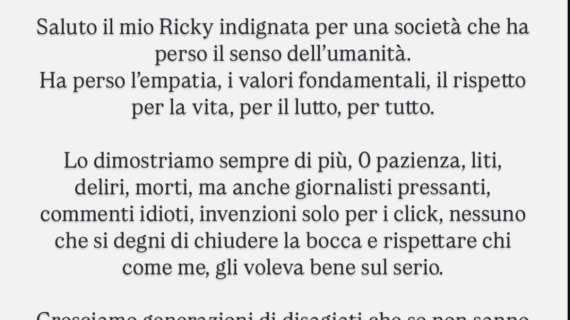 «Mio fratello ucciso alle spalle»: il grido di dolore della famiglia di Riccardo Claris