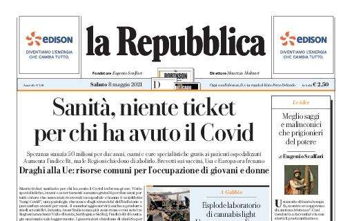 La Repubblica: "Sanità, niente ticket per chi ha avuto il Covid" 