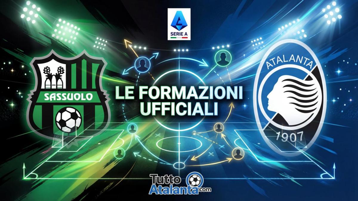 Sassuolo-Atalanta, le formazioni ufficiali: Samardzic-Zalewski dietro a Scamacca