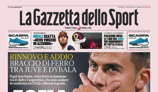 L'apertura de La Gazzetta dello Sport su Paulo Dybala: "Joya da vendere"