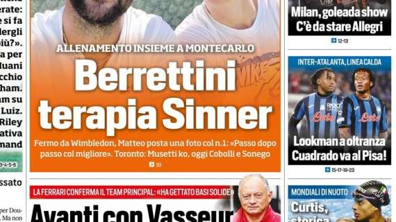 PRIMA PAGINA - Tuttosport: "Inter-Atalanta, linea calda"
